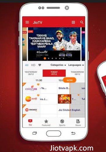 JioTV APK on Android TV