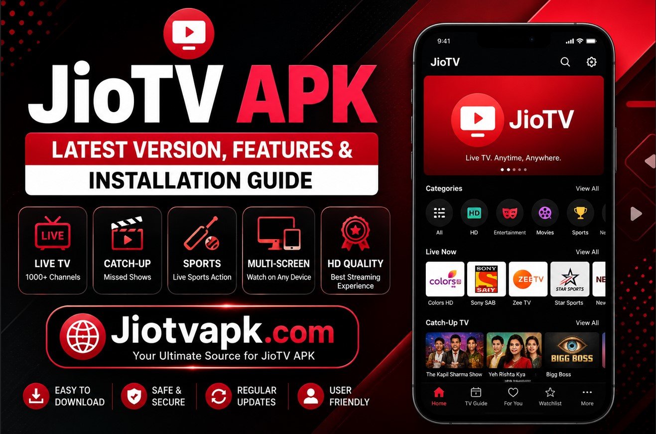 JioTV APK – Latest Version, Features & Installation Guide