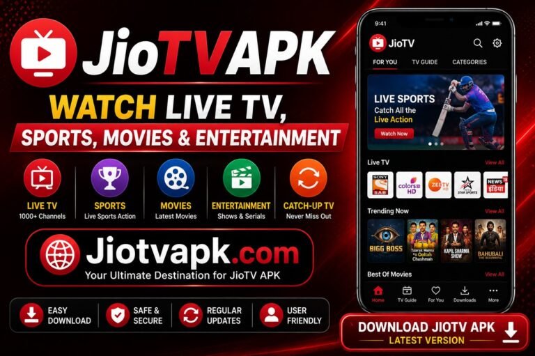 JioTVAPK – Watch Live TV, Sports, Movies & Entertainment