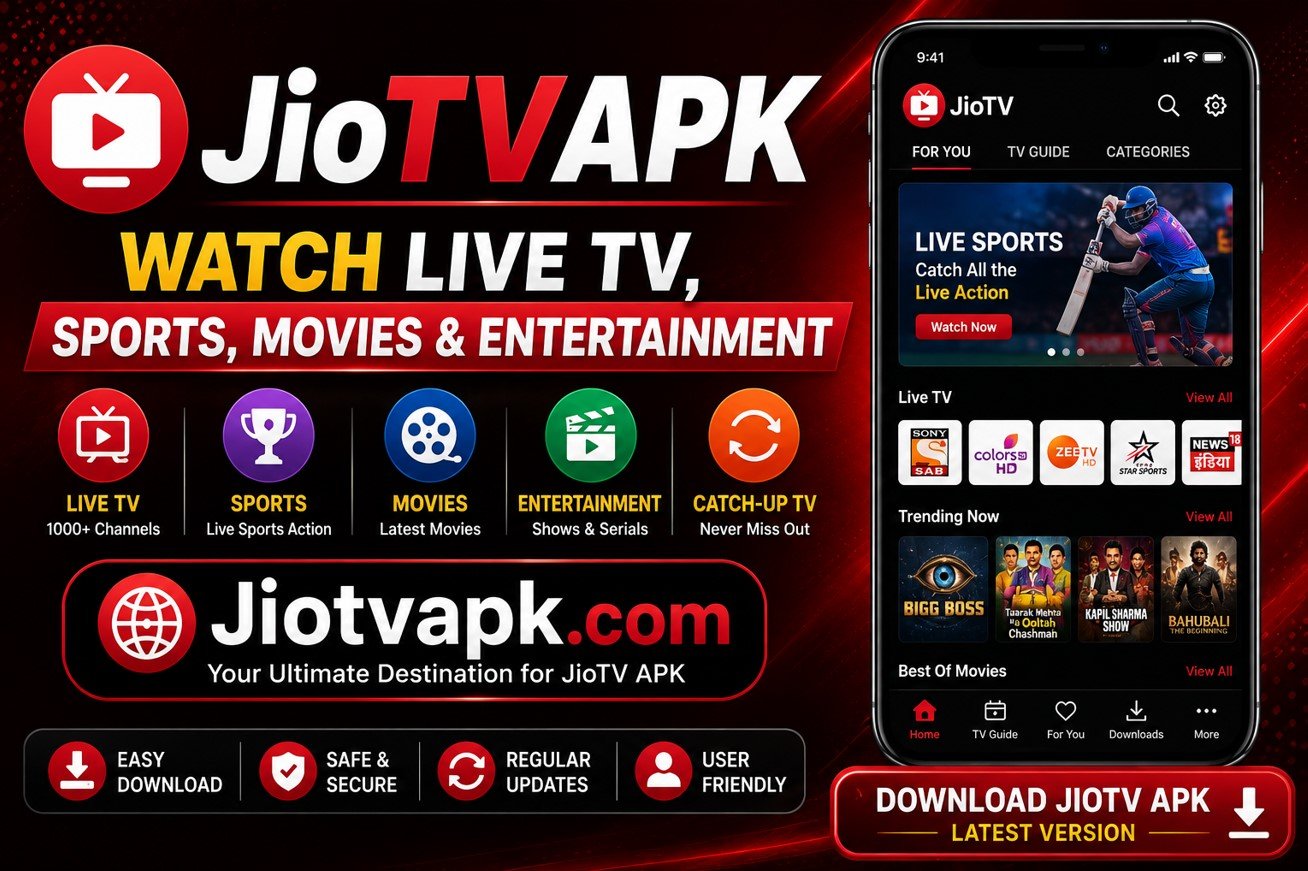 JioTVAPK – Watch Live TV, Sports, Movies & Entertainment